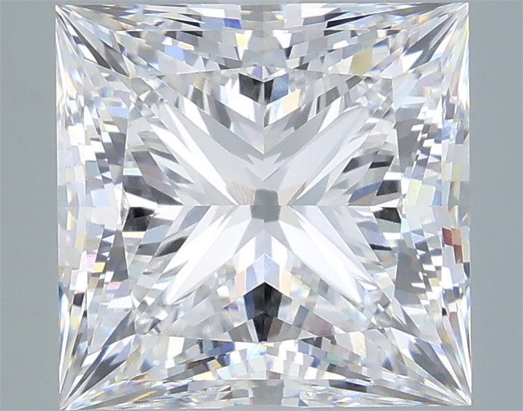 6.20 ct. princess Lab Grown Diamond front image