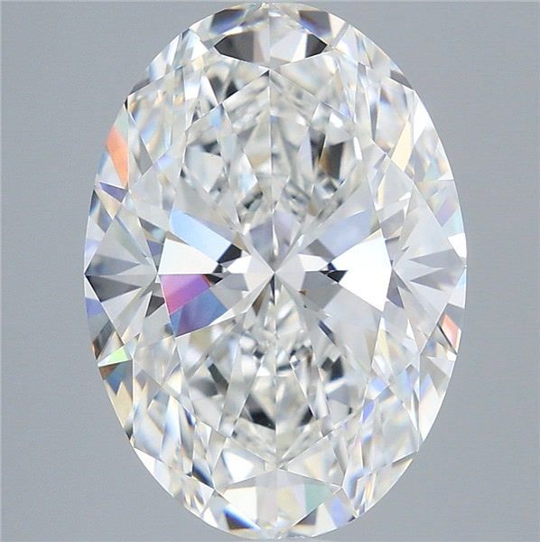 6.08 ct. oval Lab Grown Diamond front image