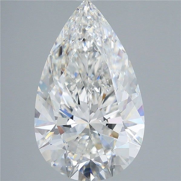 7.10 ct. pear Lab Grown Diamond front image