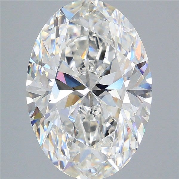 5.54 ct. oval Lab Grown Diamond front image