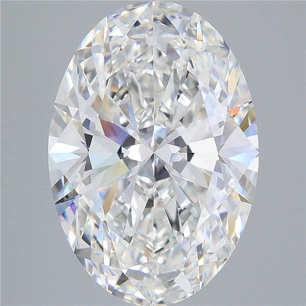 6.57 ct. oval Lab Grown Diamond front image