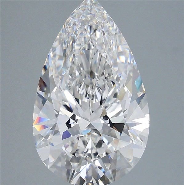 6.10 ct. pear Lab Grown Diamond front image