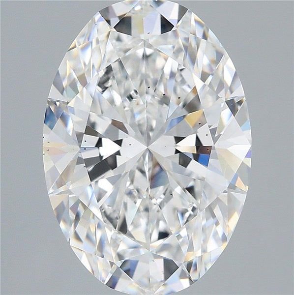 5.54 ct. oval Lab Grown Diamond front image