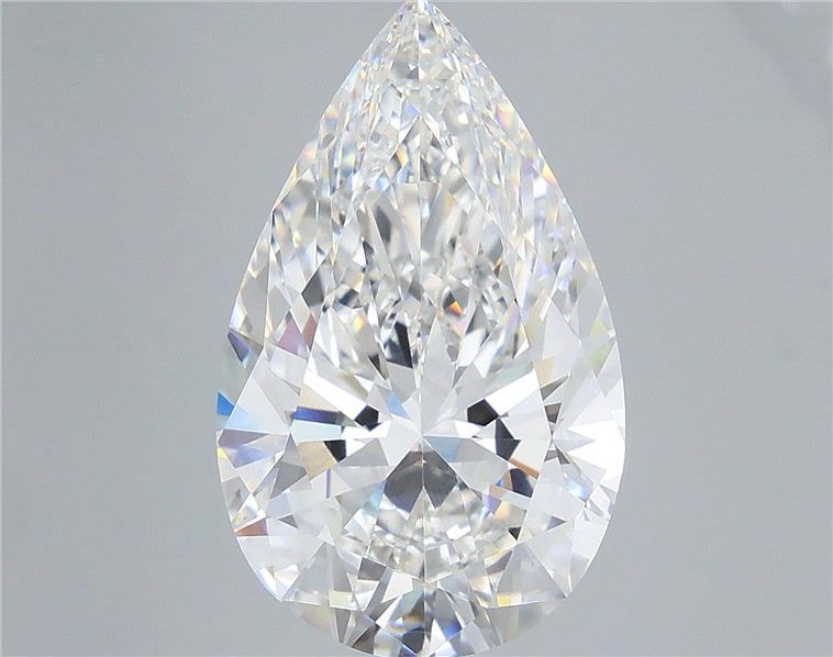 9.99 ct. pear Lab Grown Diamond front image