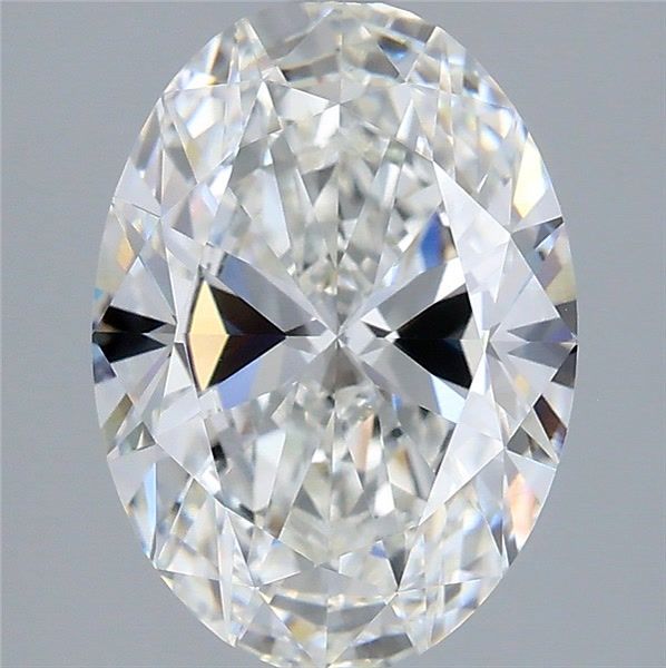 3.22 ct. oval Lab Grown Diamond front image