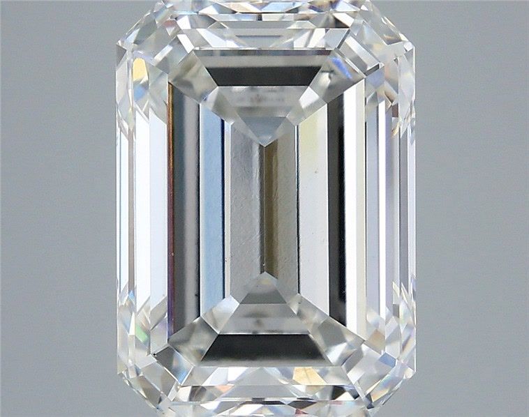 7.03 ct. emerald Lab Grown Diamond front image