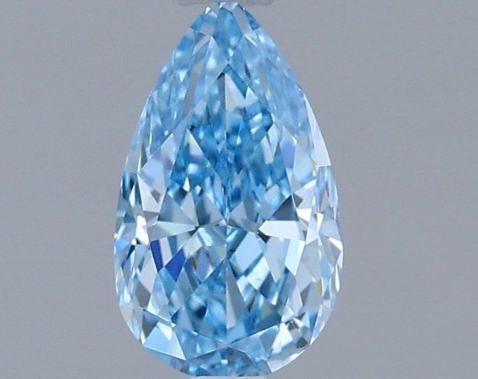 0.92 CT Fancy Vivid Blue PEAR