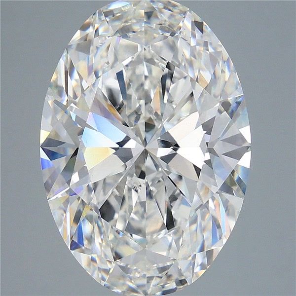 9.56 ct. oval Lab Grown Diamond front image