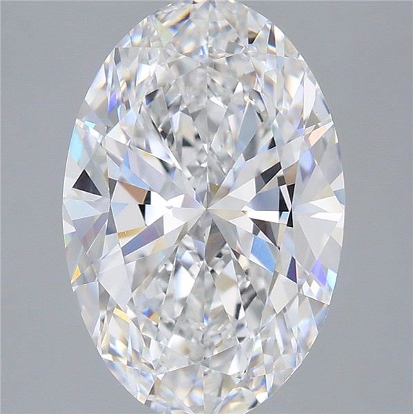 5.01 ct. oval Lab Grown Diamond front image