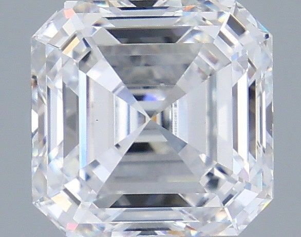 3.08 ct lab-grown Asscher Diamond