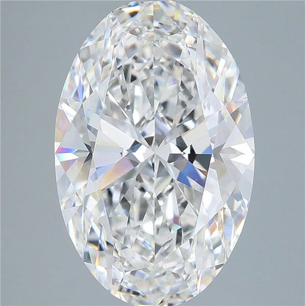 7.02 ct. oval Lab Grown Diamond front image