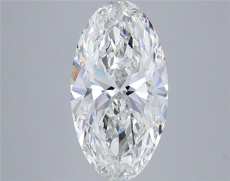 5.09 ct. oval Lab Grown Diamond front image
