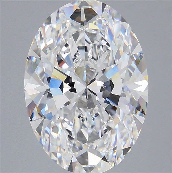 5.55 ct. oval Lab Grown Diamond front image
