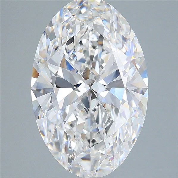 6.07 ct. oval Lab Grown Diamond front image