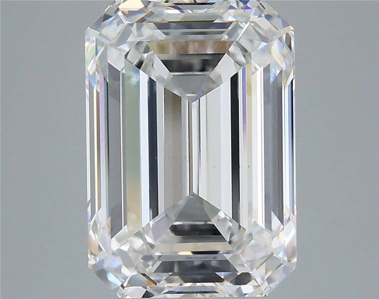 6.30 ct. emerald Lab Grown Diamond front image