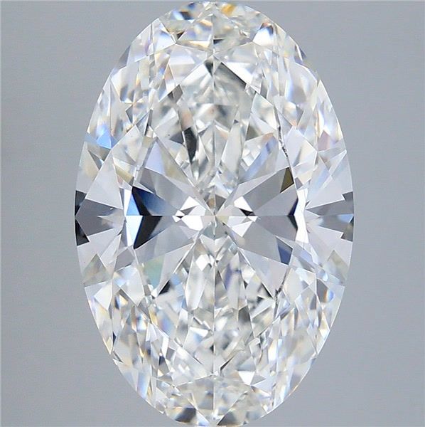 5.52 ct. oval Lab Grown Diamond front image