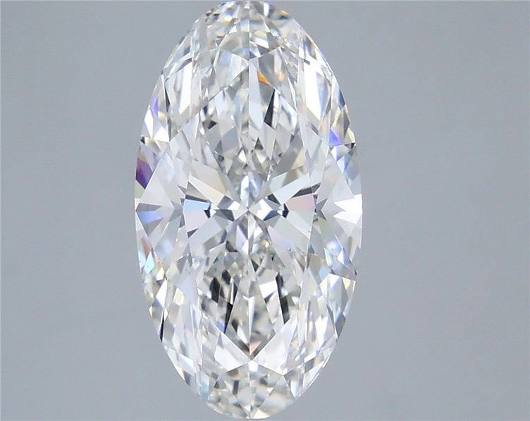 5.05 ct. oval Lab Grown Diamond front image
