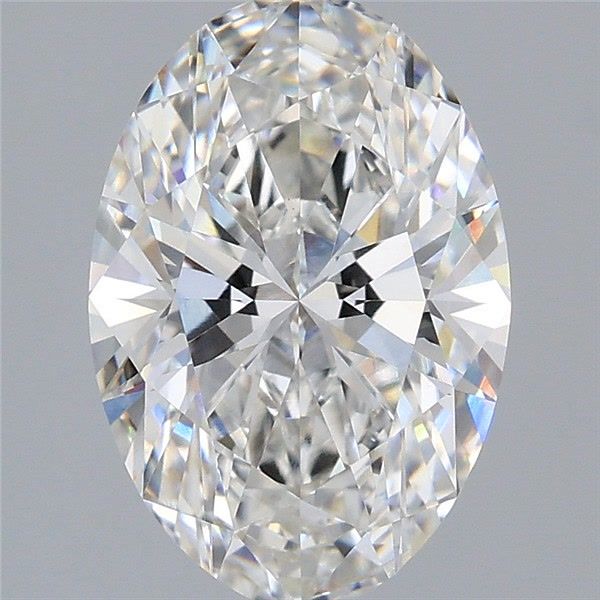 2.68 ct. oval Lab Grown Diamond front image