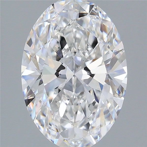 2.70 ct. oval Lab Grown Diamond front image