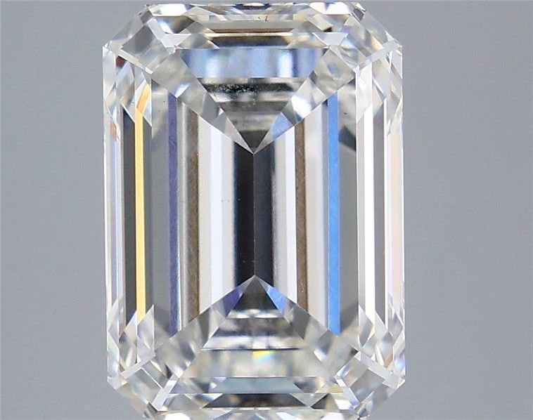 5.60 ct. emerald Lab Grown Diamond front image