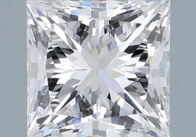 0.72 ct lab-grown Princess Diamond