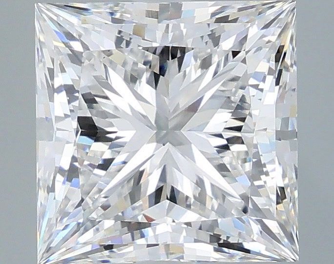 4.13 ct. princess Lab Grown Diamond front image