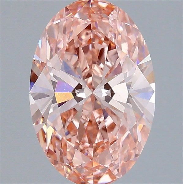 2.01 CT Fancy Vivid Pink OVAL