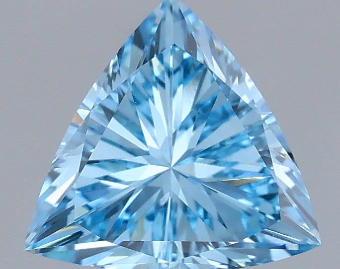 1.0 CT Fancy Vivid Blue TRIANGULAR
