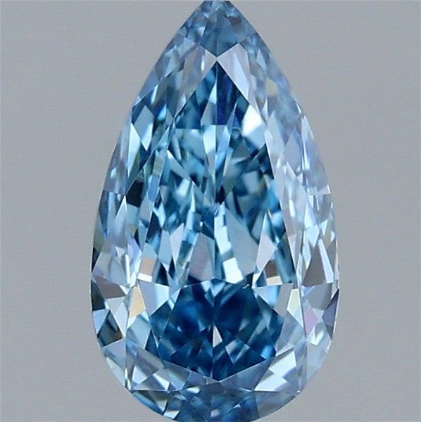 1.01 CT Fancy Vivid Blue PEAR