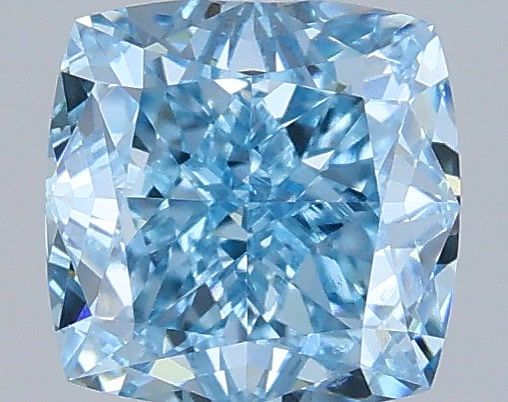 1.01 CT Fancy Vivid Blue CUSHION MODIFIED