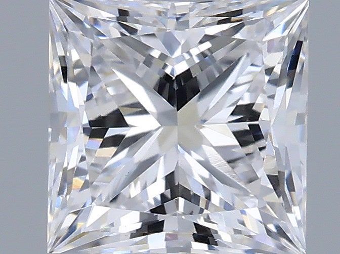 0.73 ct. princess Lab Grown Diamond front image