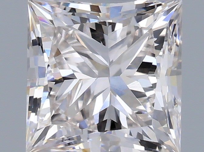 0.71 ct. princess Lab Grown Diamond front image
