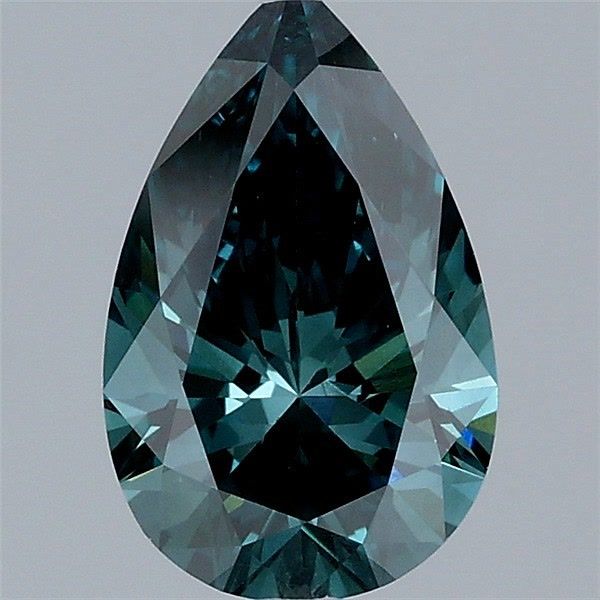 1.09 CT Fancy Vivid Blue PEAR