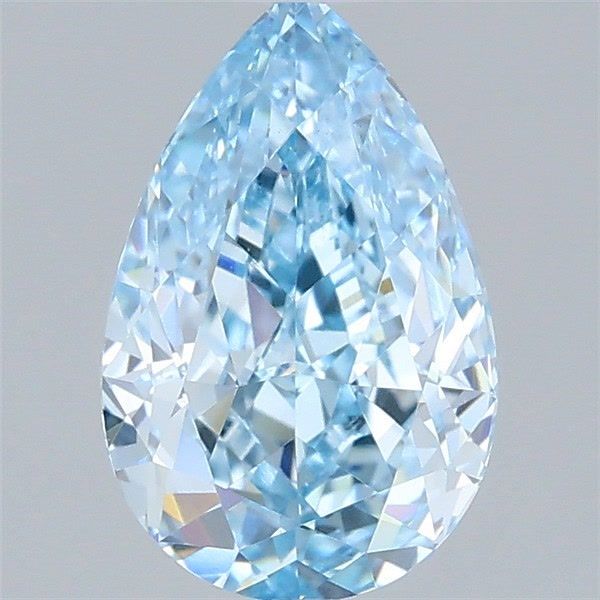 1.34 CT Fancy Vivid Blue PEAR