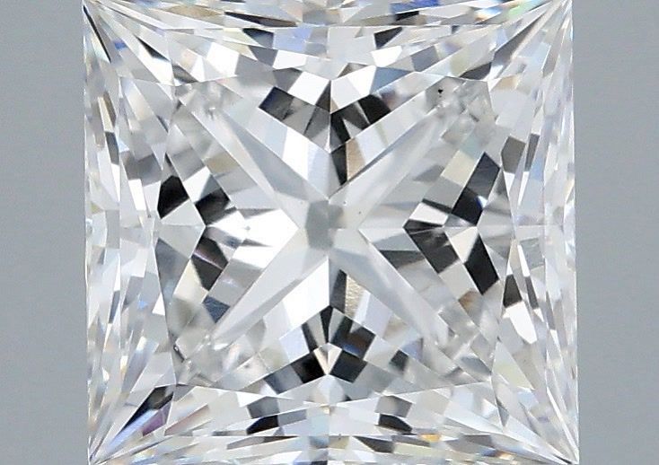 3.05 ct. princess Lab Grown Diamond front image