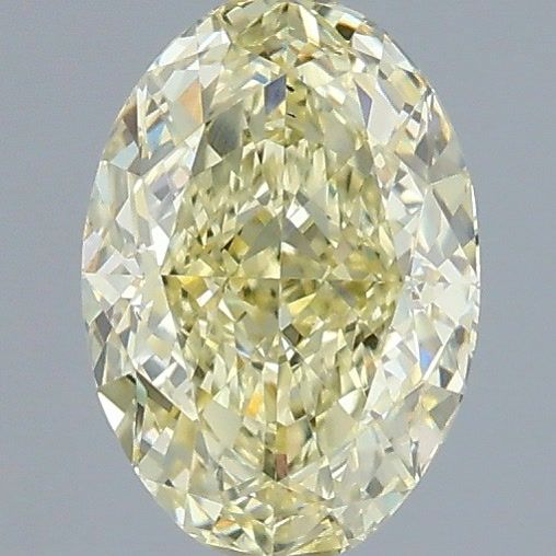 1.07 CT Fancy Light Yellow OVAL