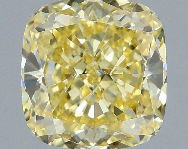 1.04 CT Fancy Intense Yellow CUSHION MODIFIED
