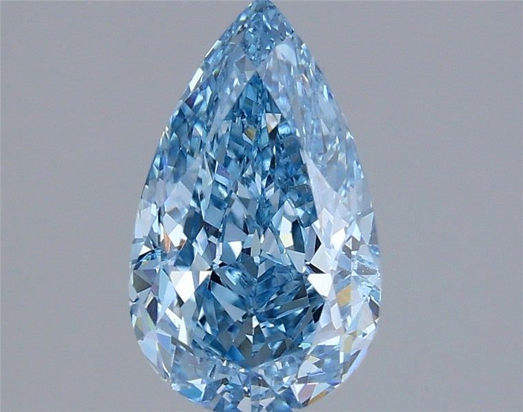 1.42 CT Fancy Vivid Blue PEAR