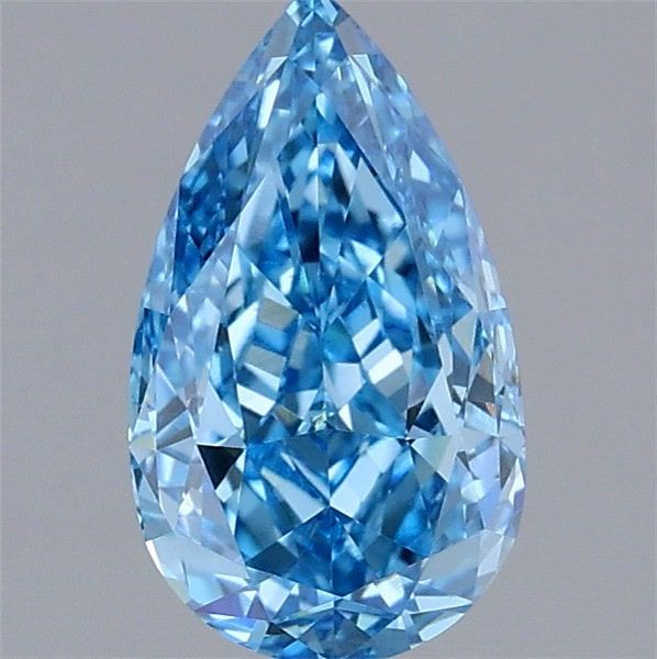 1.42 CT Fancy Vivid Blue PEAR