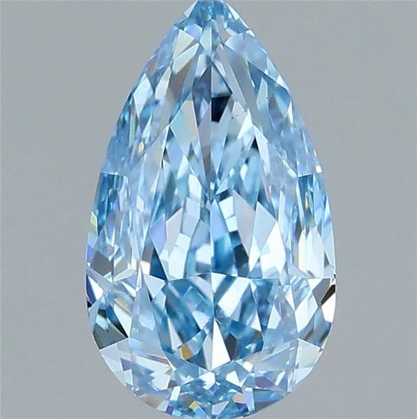 1.23 CT Fancy Vivid Blue PEAR
