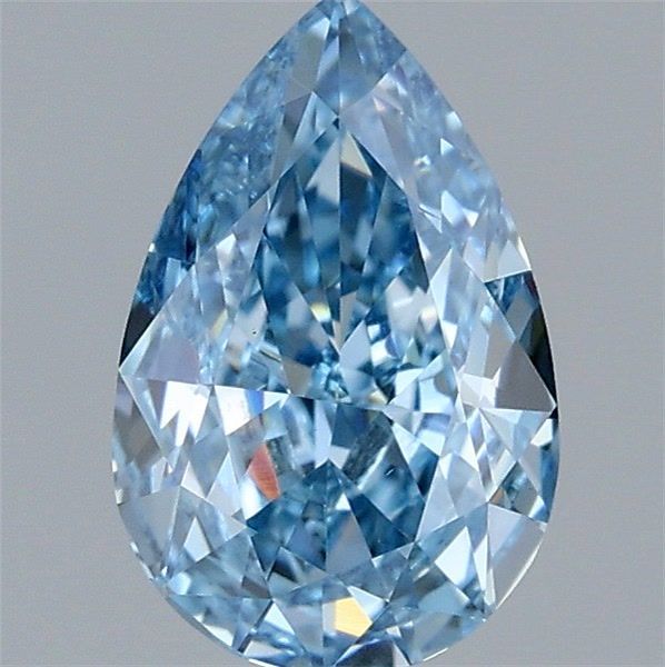 1.29 CT Fancy Vivid Blue PEAR