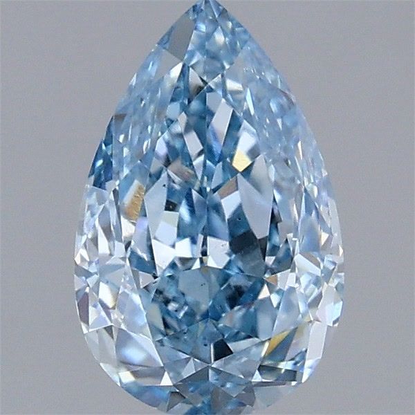 1.42 CT Fancy Vivid Blue PEAR