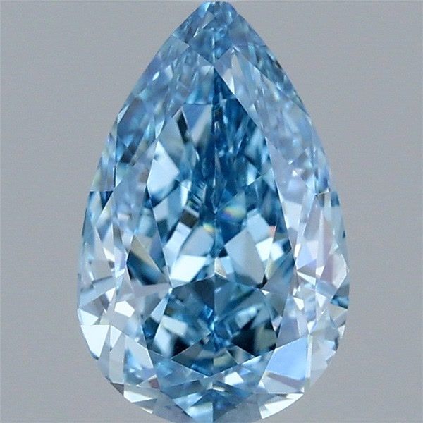 1.27 CT Fancy Vivid Blue PEAR