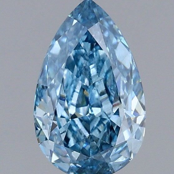 1.0 CT Fancy Vivid Blue PEAR