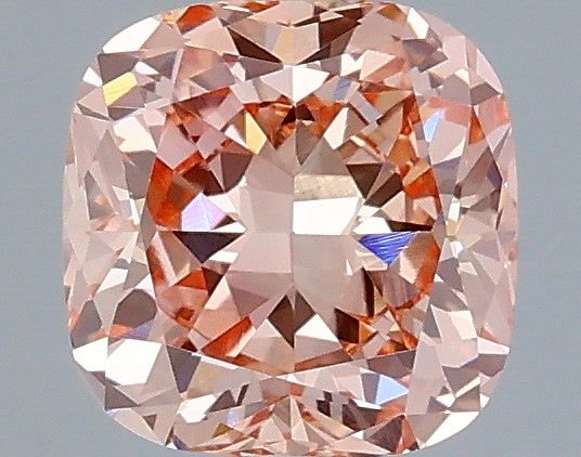 1.28 CT Fancy Vivid Pink CUSHION MODIFIED