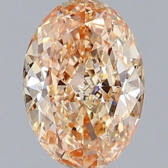 1.05 CT Fancy Brown Pink OVAL