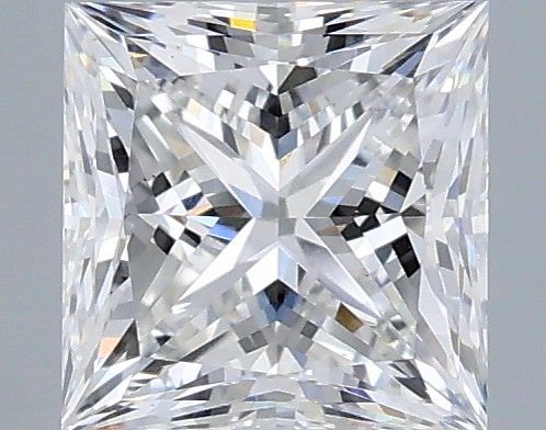 1 ct lab-grown Princess Diamond