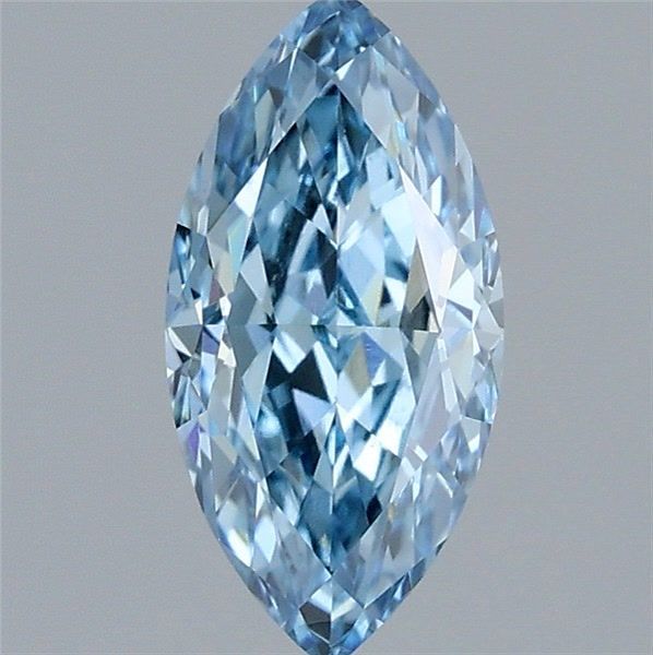 1.19 CT Fancy Vivid Blue MARQUISE