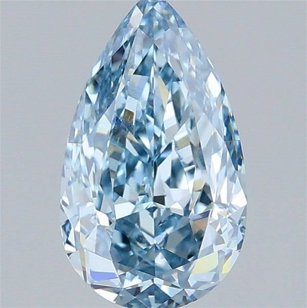 1.13 CT Fancy Vivid Blue PEAR