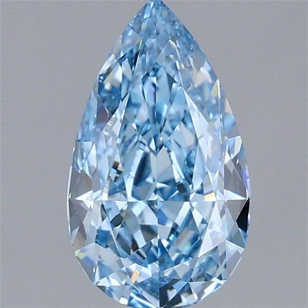 1.34 CT Fancy Vivid Blue PEAR